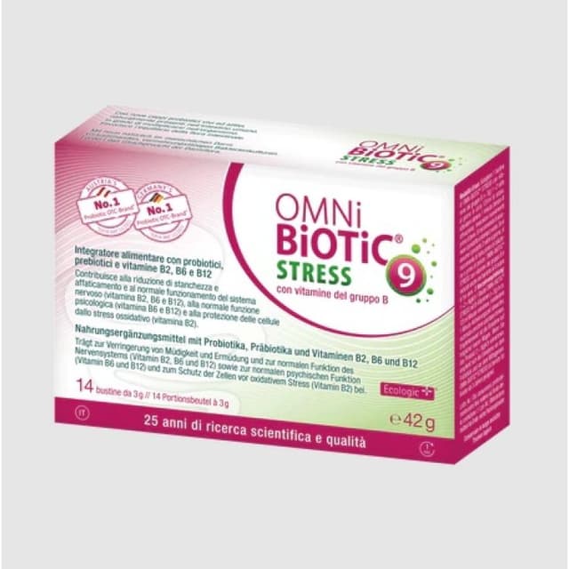 Inuline + Probiotiques (ferments lactiques) – 14 sachets | OMNI BIOTIC STRESS VIT B