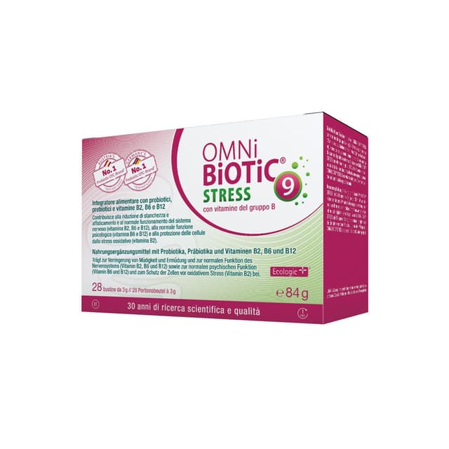Inuline + Probiotiques (ferments lactiques) – 28 sachets | OMNI BIOTIC STRESS VIT B