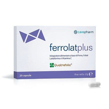 Fer + Vitamine C – 20 gélules | Ferrolat Plus