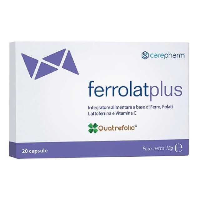 Fer + Vitamine C – 20 gélules | Ferrolat Plus