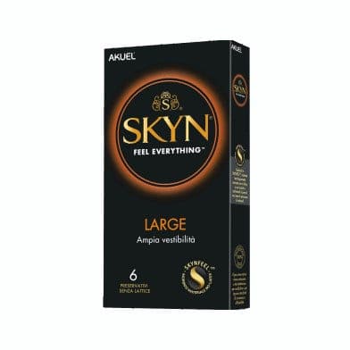 Akuel Skyn Large – 6 préservatifs sans latex