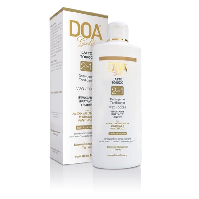 DOA Gold Lait et Tonique Nettoyant