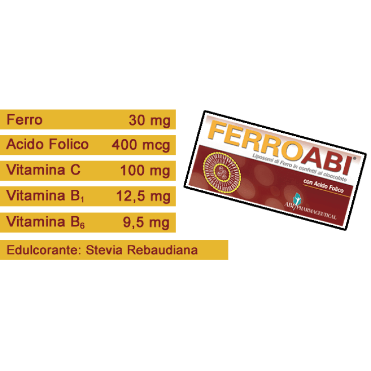 Ferro Abi – 20 comprimés saveur chocolat