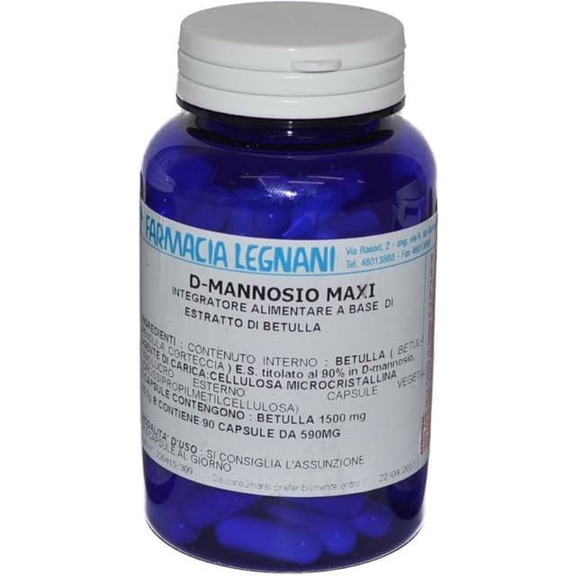 Bouleau + D-mannose – 90 gélules | D-Mannose Maxi Legnani