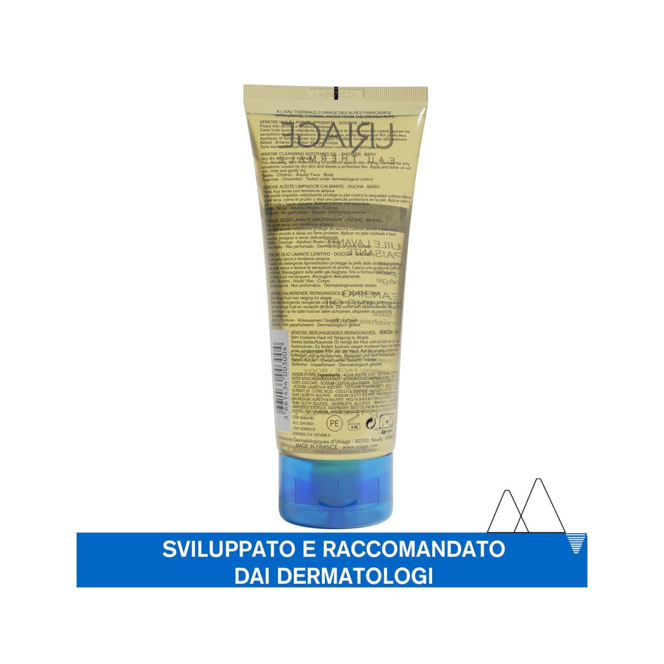 Uriage Xémose Huile Nettoyante – 200 ml pour peau très sèche