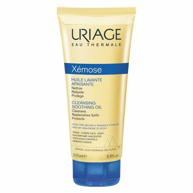 Uriage Xémose Huile Nettoyante – 200 ml pour peau très sèche
