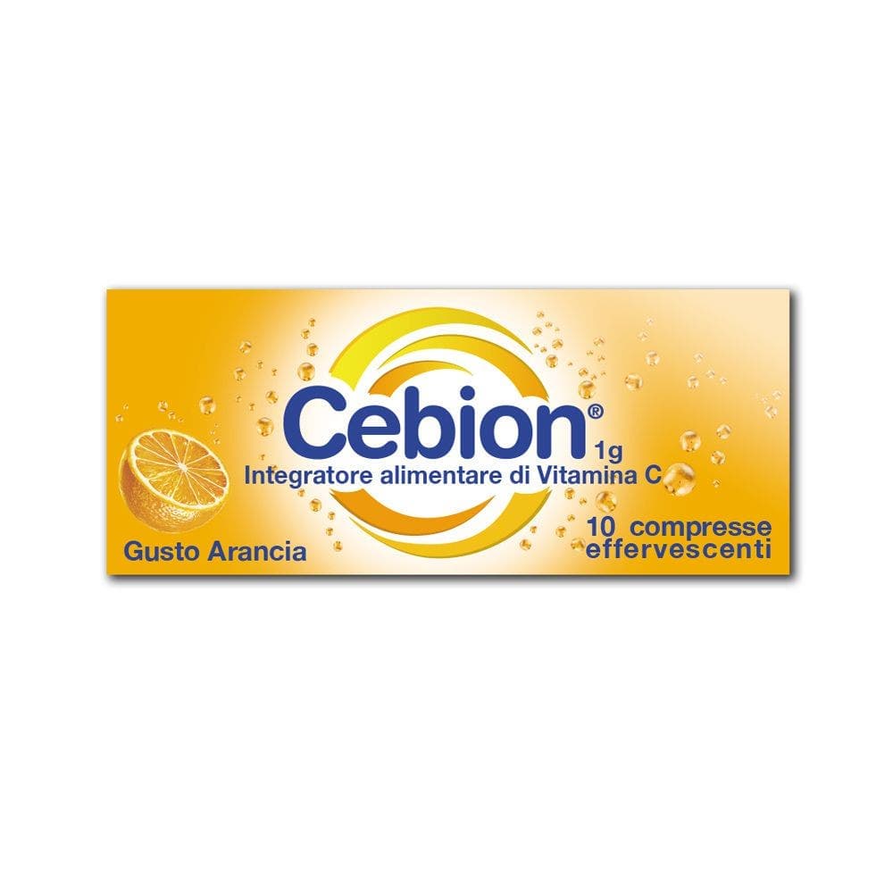 Cebion Vitamine C Effervescente Goût Orange – 10 Comprimés