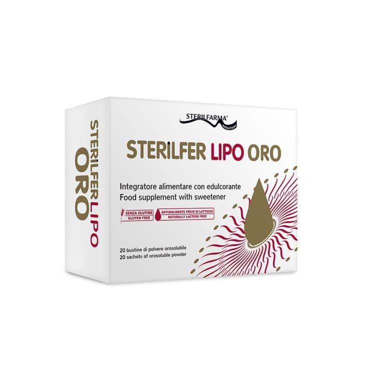 Fer 30 mg – 20 sachets | Sterilfer Lipo Oro