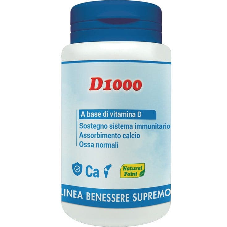 Natural Point D1000 Vitamine D3 – 70 Gélules