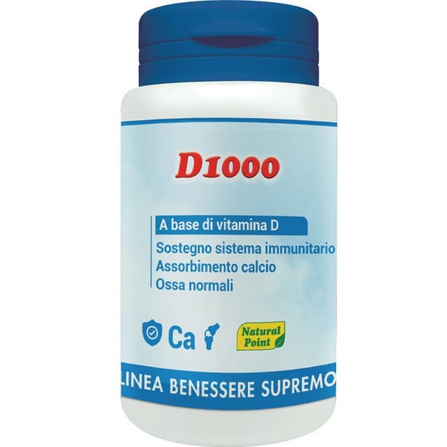 Natural Point D1000 Vitamine D3 – 70 Gélules