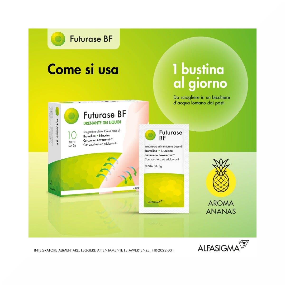 L-leucine + Curcuma – 10 sachets de 5 g | Futurase BF