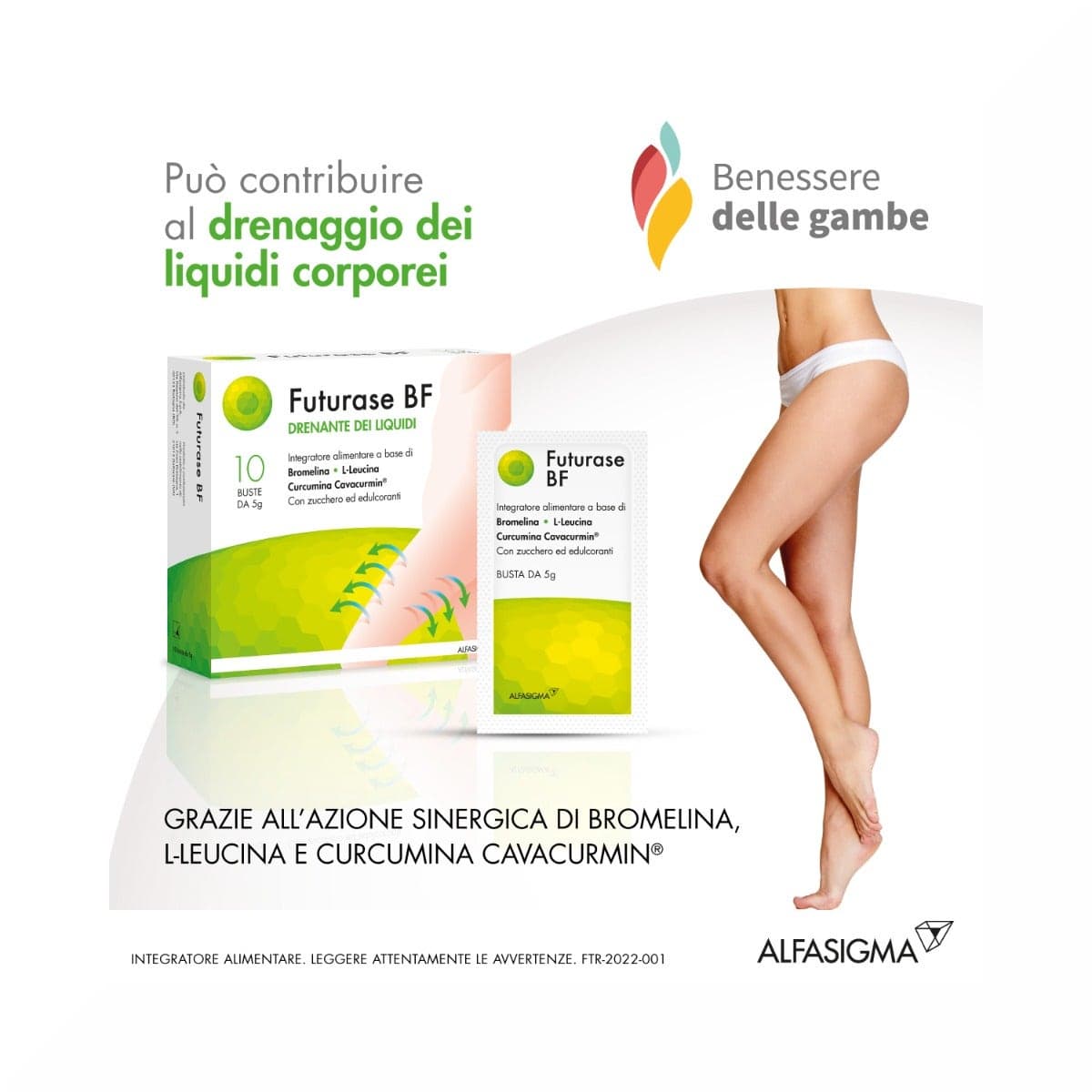 L-leucine + Curcuma – 10 sachets de 5 g | Futurase BF