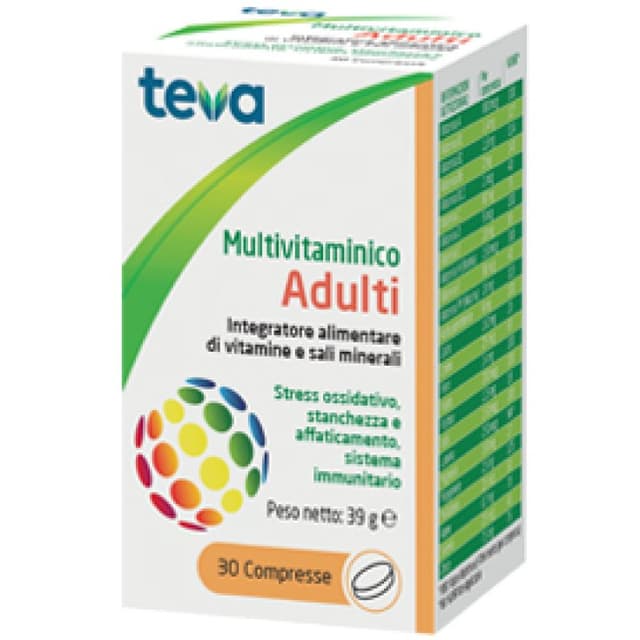 Magnésium + Potassium – 30 comprimés | Multivitaminico Adulti TEV