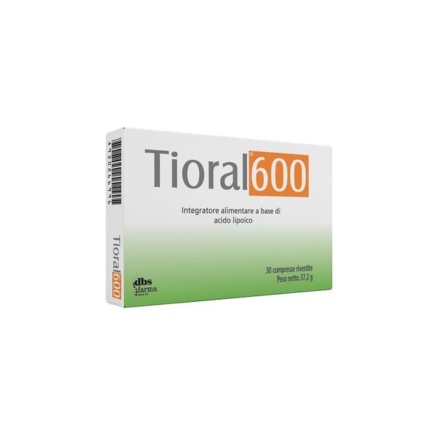 Acide alpha-lipoïque – 30 comprimés | Tioral 600 Complément alimentaire