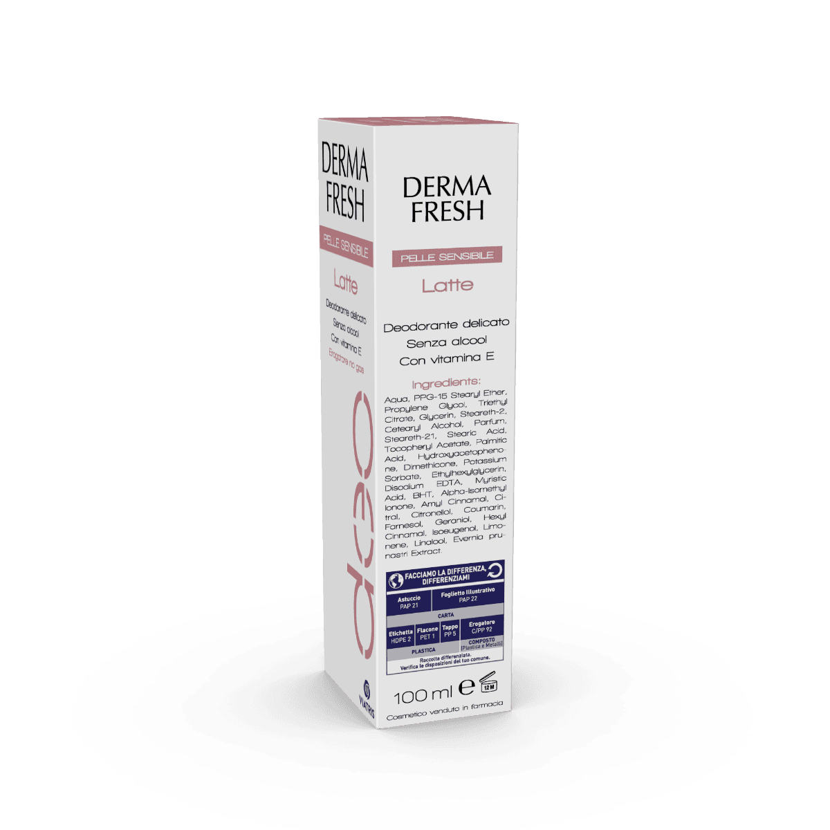 Dermafresh Lait Déodorant Peaux Sensibles – 100 ml