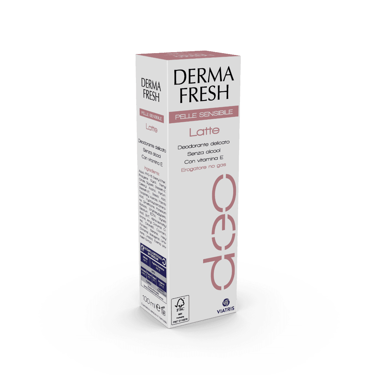 Dermafresh Deo Latte pelli sensibili – 100 ml