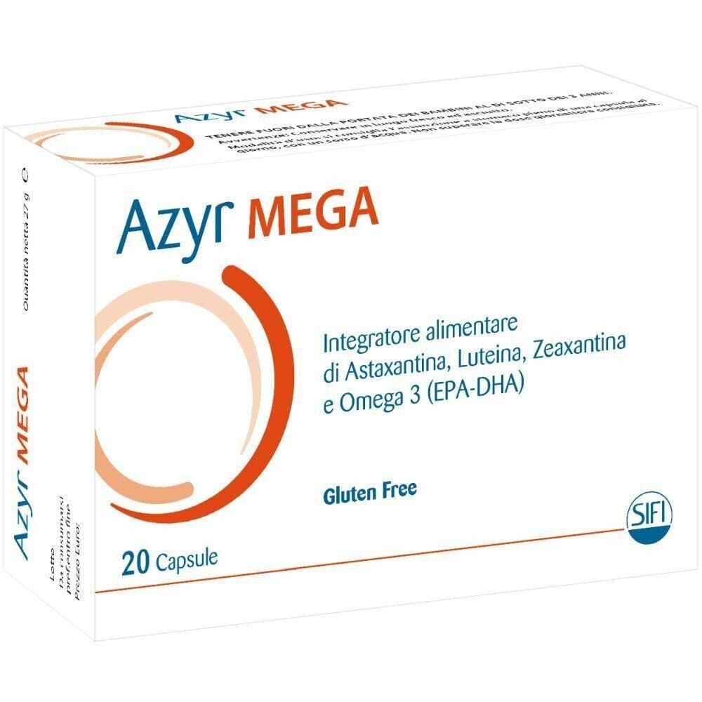 Oméga-3 EPA et DHA + Vitamine C – 20 gélules | Azyr-Mega 20