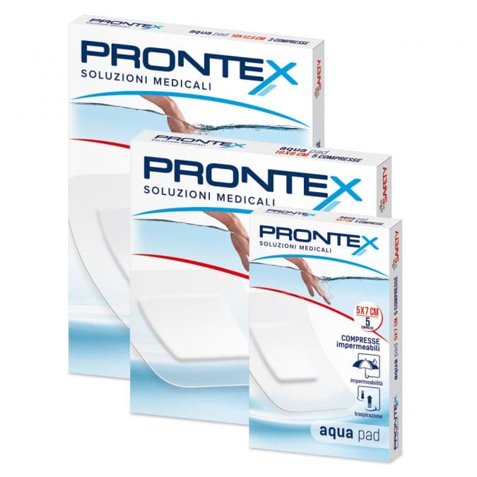 Prontex Aqua Pad – 10×12,5 cm compresses