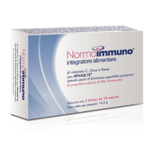 Échinacée + Vitamine C – 30 gélules | Normoimmuno