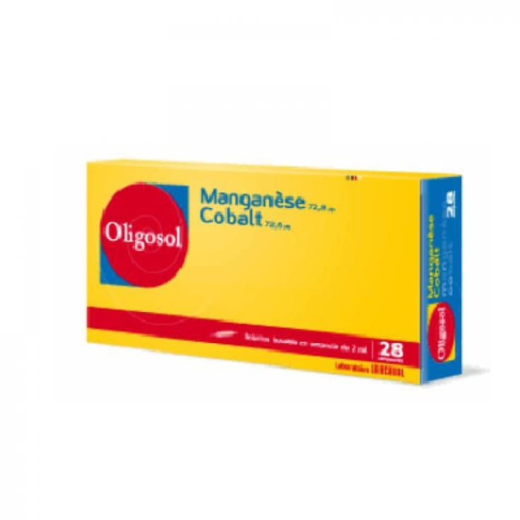Labcatal Oligosol MN/CO – 28 ampoules de 2 ml