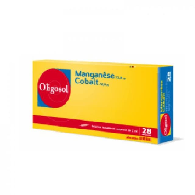 Labcatal Oligosol MN/CO – 28 ampoules de 2 ml