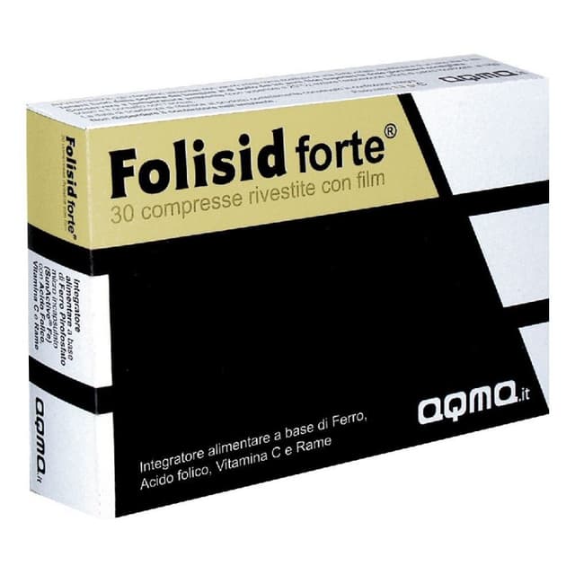 Fer + Vitamine C – 30 comprimés | Folisid Forte