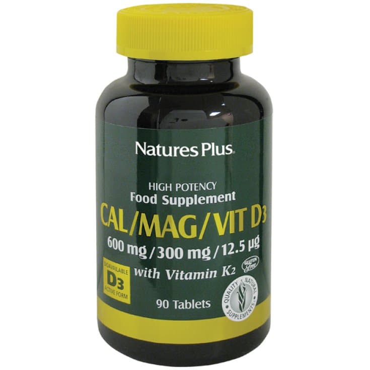 Calcium 1.200 mg + Magnésium – 90 comprimés | Strega Kalzium Magnesium Vitamin D3+K2
