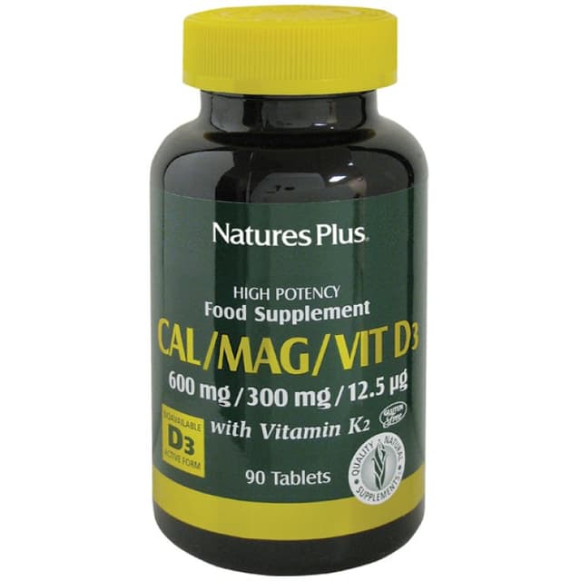 Calcium 1.200 mg + Magnésium – 90 comprimés | Strega Kalzium Magnesium Vitamin D3+K2