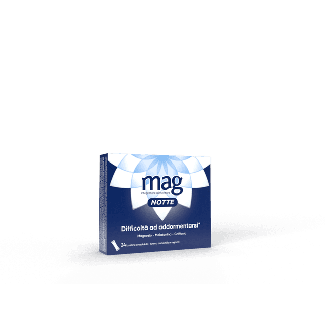 Magnésium + Mélatonine – 24 sachets | Mag Notte