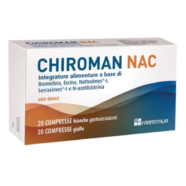 N-acétylcystéine 600 mg – 20 comprimés + 20 gélules | Chiroman NAC