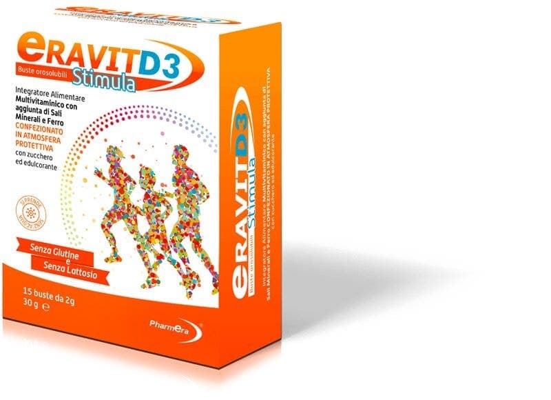 Magnésium + Multivitamines – 15 sachets de 2 g | ERAVIT D3 Stimula