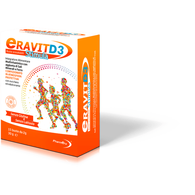 Magnésium + Multivitamines – 15 sachets de 2 g | ERAVIT D3 Stimula