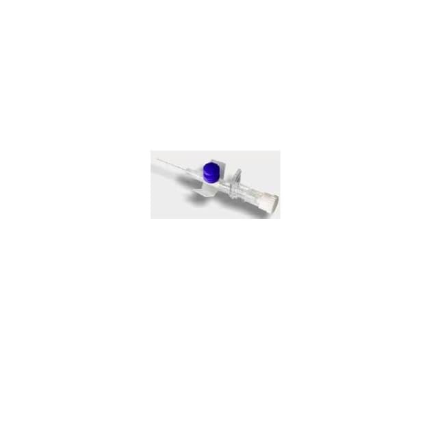 Aiguille 2-voies G22 bleue avec ailettes – PB Pharma