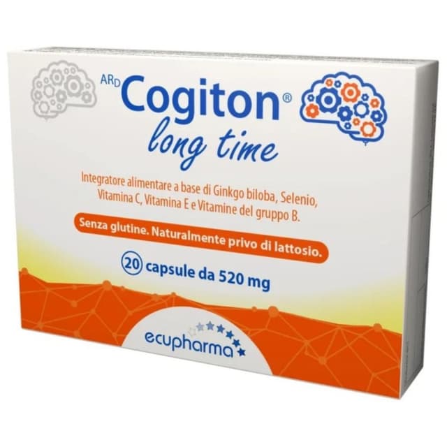 Ginkgo biloba + Sélénium – 20 gélules | ARD Cogiton Long Time