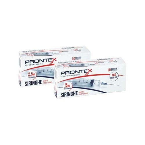 Prontex Siringe 5 ml avec aiguille – Boîte de 10