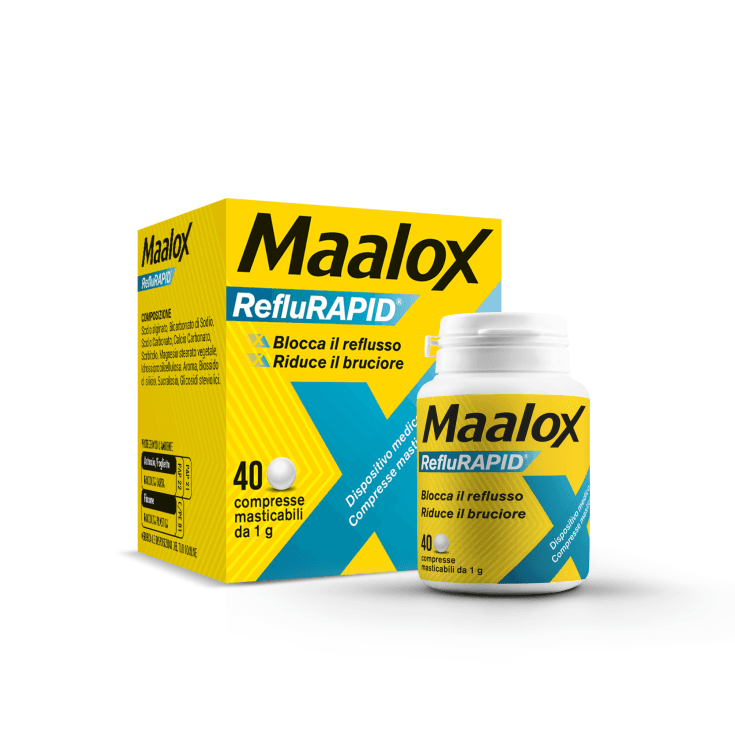 Maalox Reflurapid – 40 comprimés