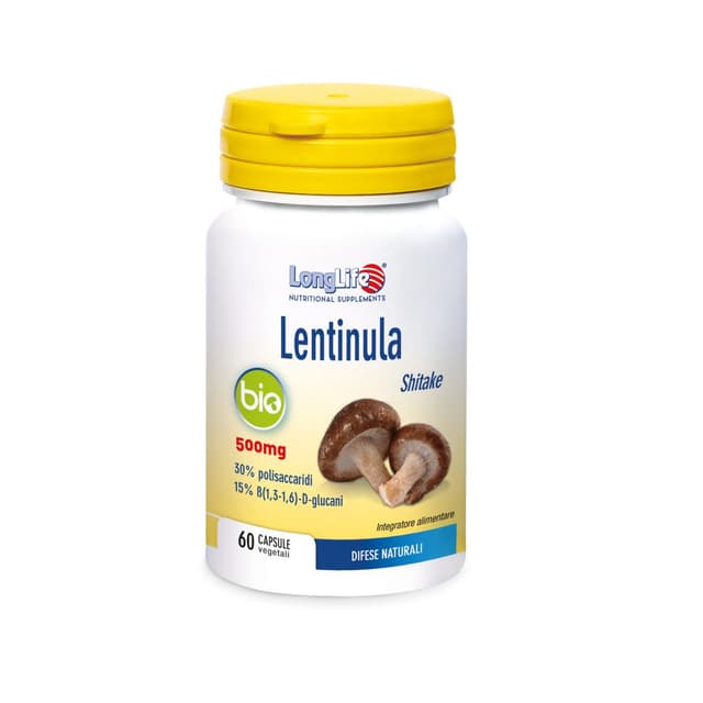 LongLife Lentinula Bio Shiitake – 60 gélules