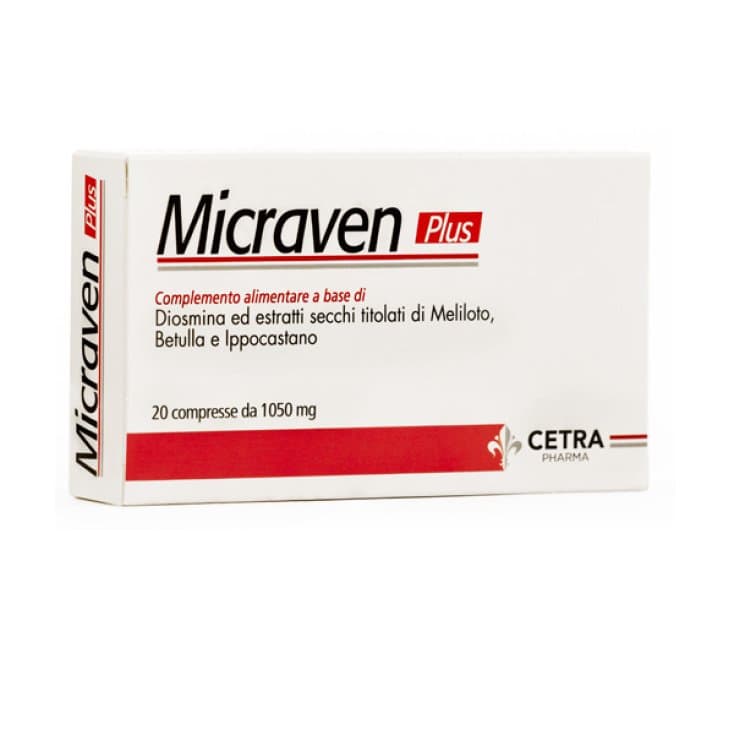 Diosmine + Mélilot – 20 comprimés de 1030 mg | Micraven Plus