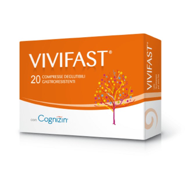 Citicoline + Vitamine E – 20 comprimés | Vivifast