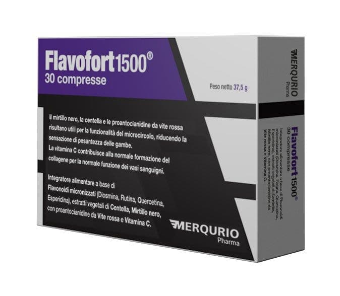 Diosmine + Centella asiatica – 30 comprimés | Flavofort 1500