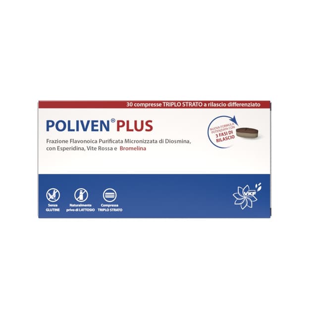 Diosmine + Rutine – 30 comprimés | Poliven PLUS
