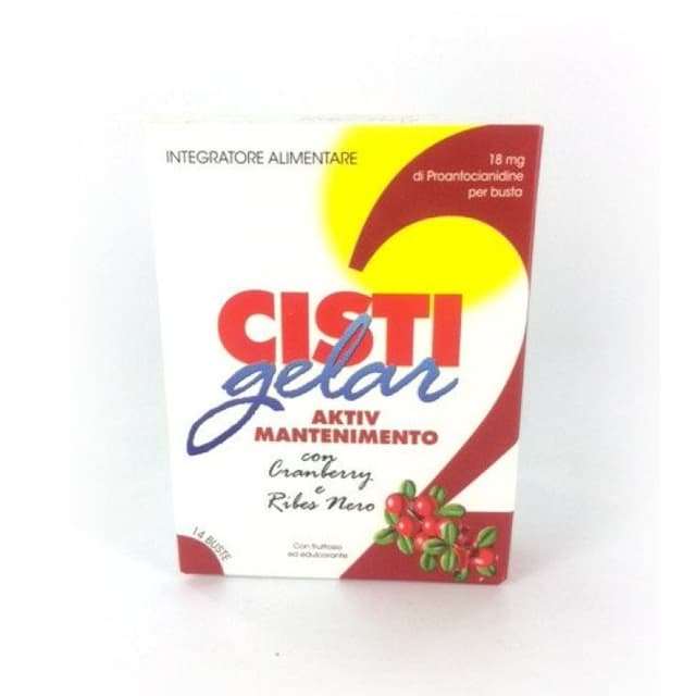Myrtille + Canneberge – 14 sachets | Cistigelar Aktiv 2 INT