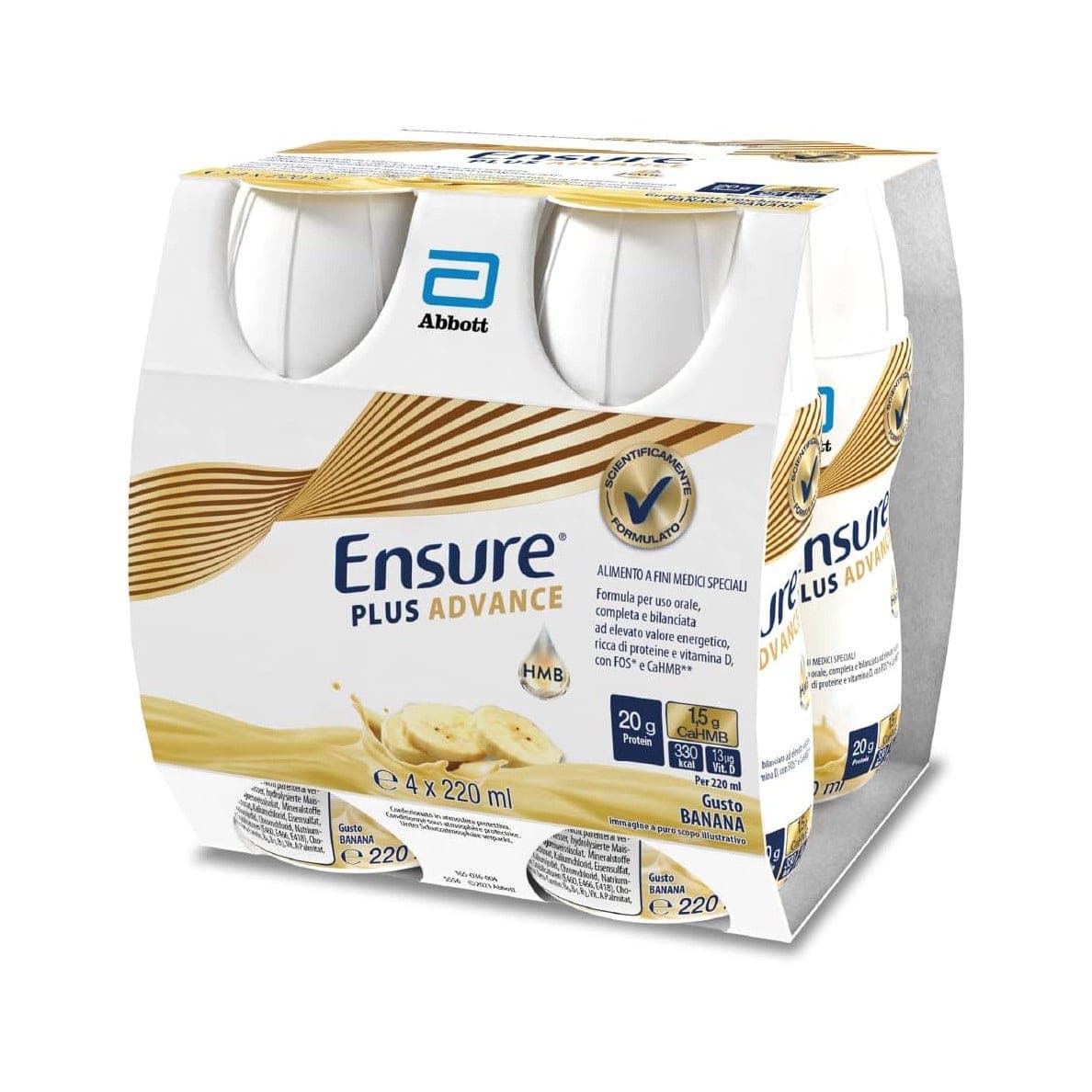 Ensure Plus Advance Banana – 4 x 220 ml boisson nutritionnelle