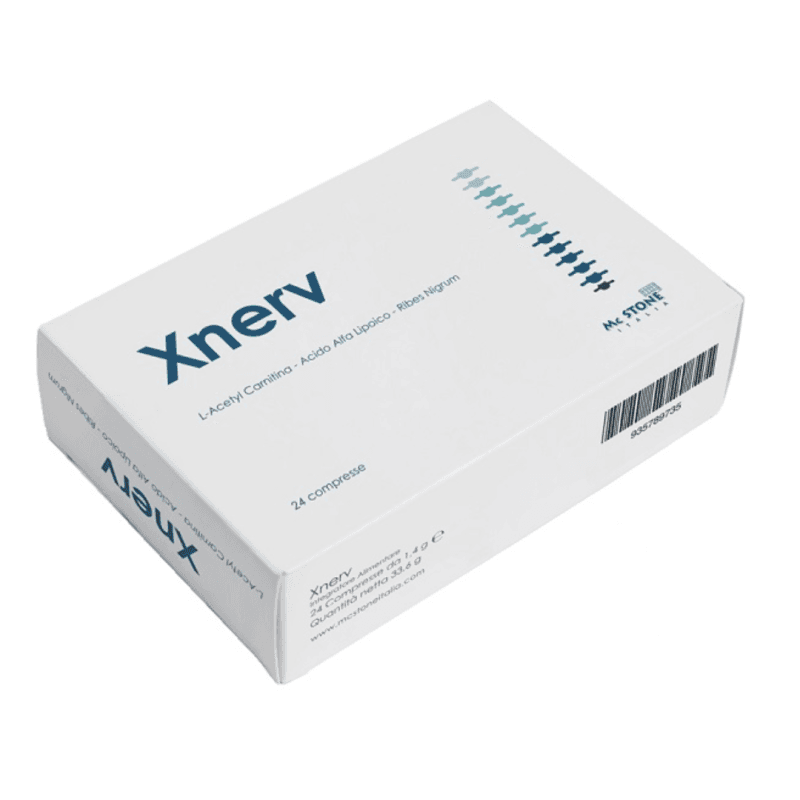 Acétyl-L-carnitine 500 mg + Acide alpha-lipoïque – 24 comprimés | Xnerv