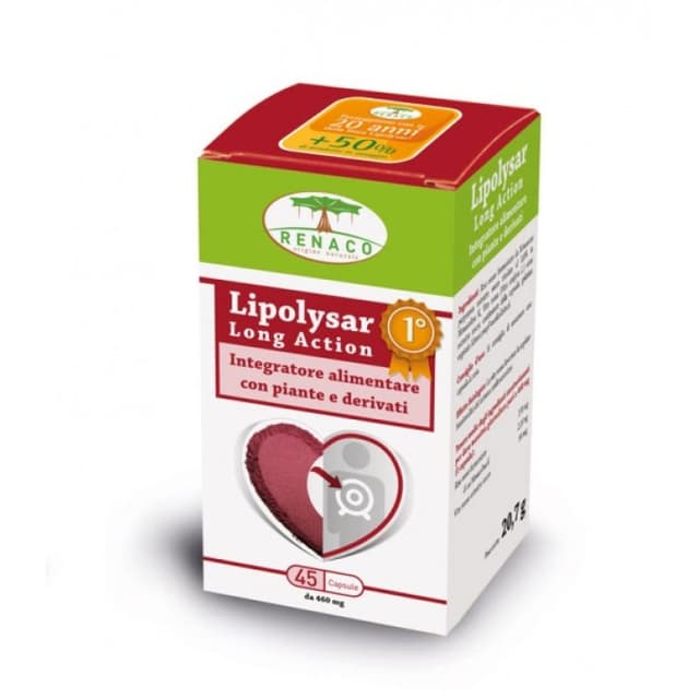 Levure de riz rouge 3 mg – 45 gélules | Lipolysar Long Action