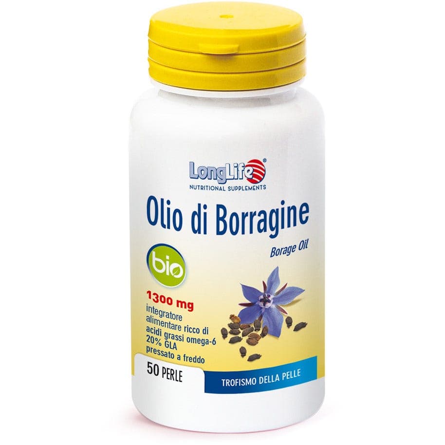 LongLife Huile de Bourrache Bio – 50 Perles