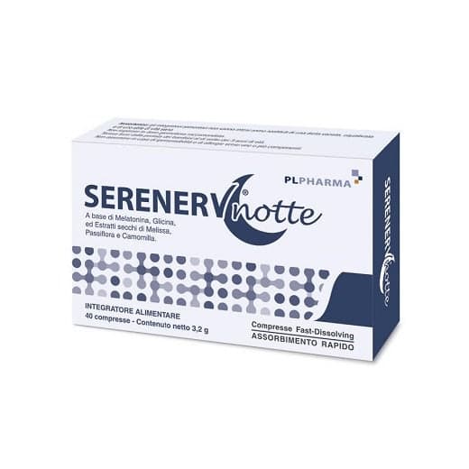 Mélisse + Passiflore – 30 comprimés | Serenerv Notte