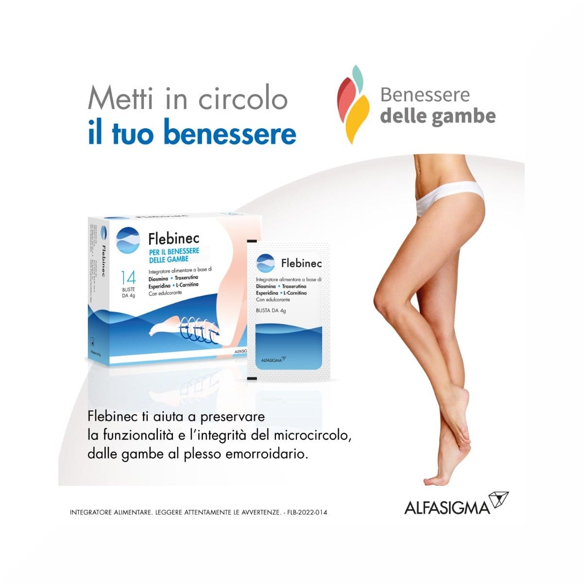 Diosmine + Rutine – 14 sachets de 4 g | Flebinec
