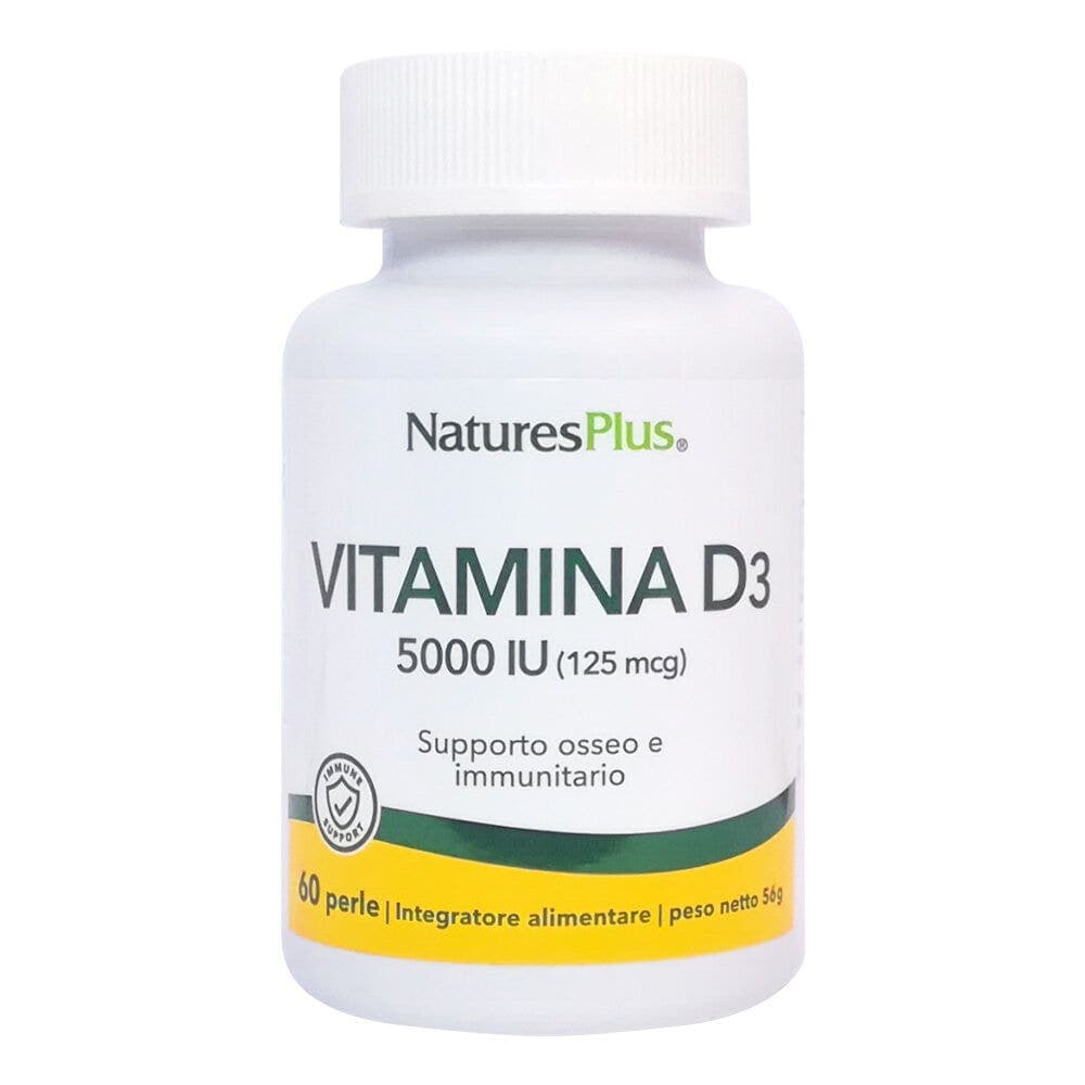 Vitamine D3 + Calcium – 60 gélules | Vitamin D3 5000 U.I.