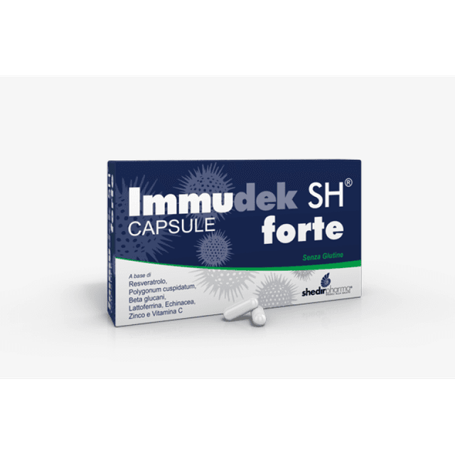 Resvératrol + Lactoferrine – 15 gélules | Immudek SH Forte